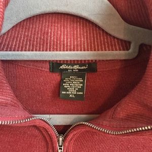Men’s Eddie Bauer zipper crew neck